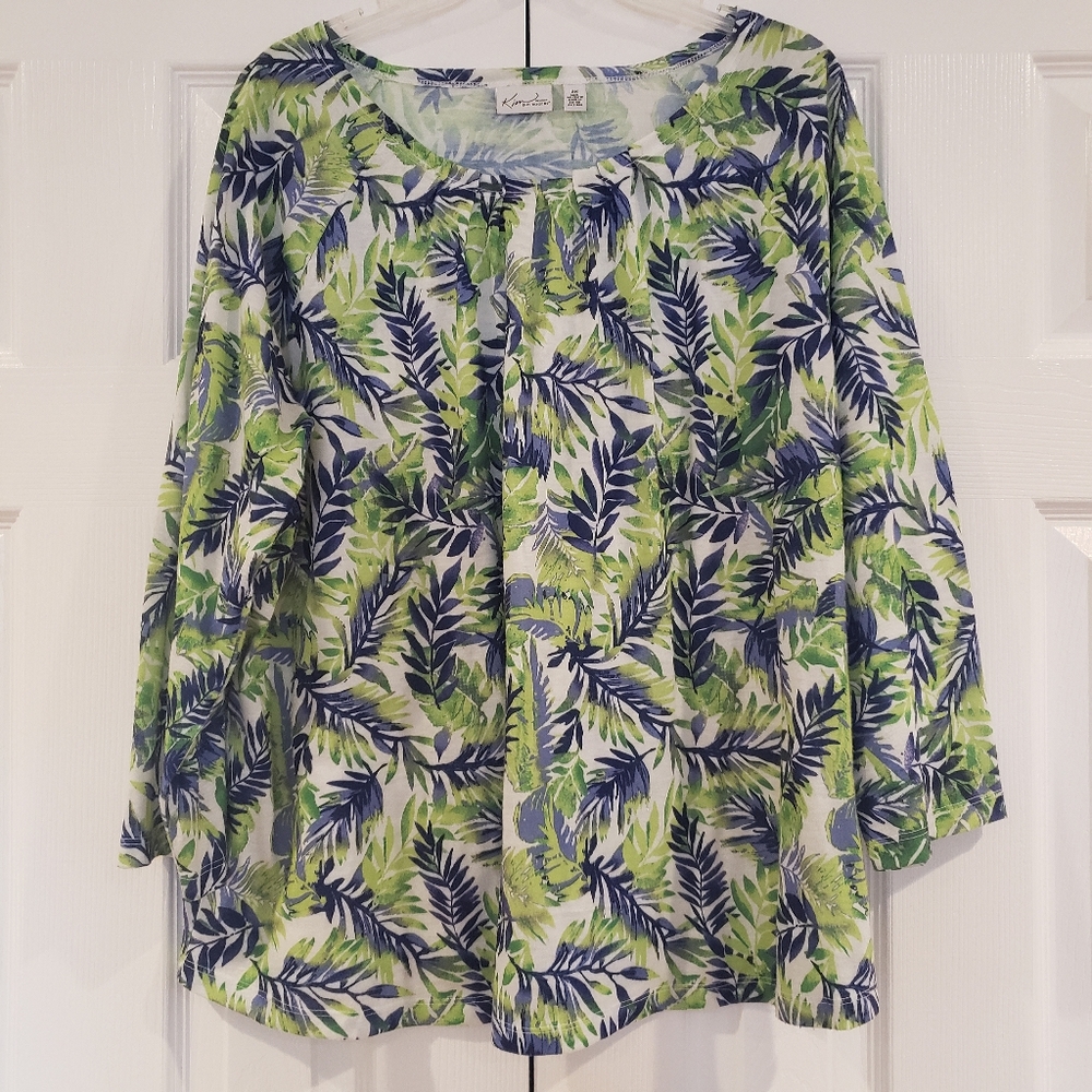 Women's Kim Rogers Long Sleeve Top - Plus 2X